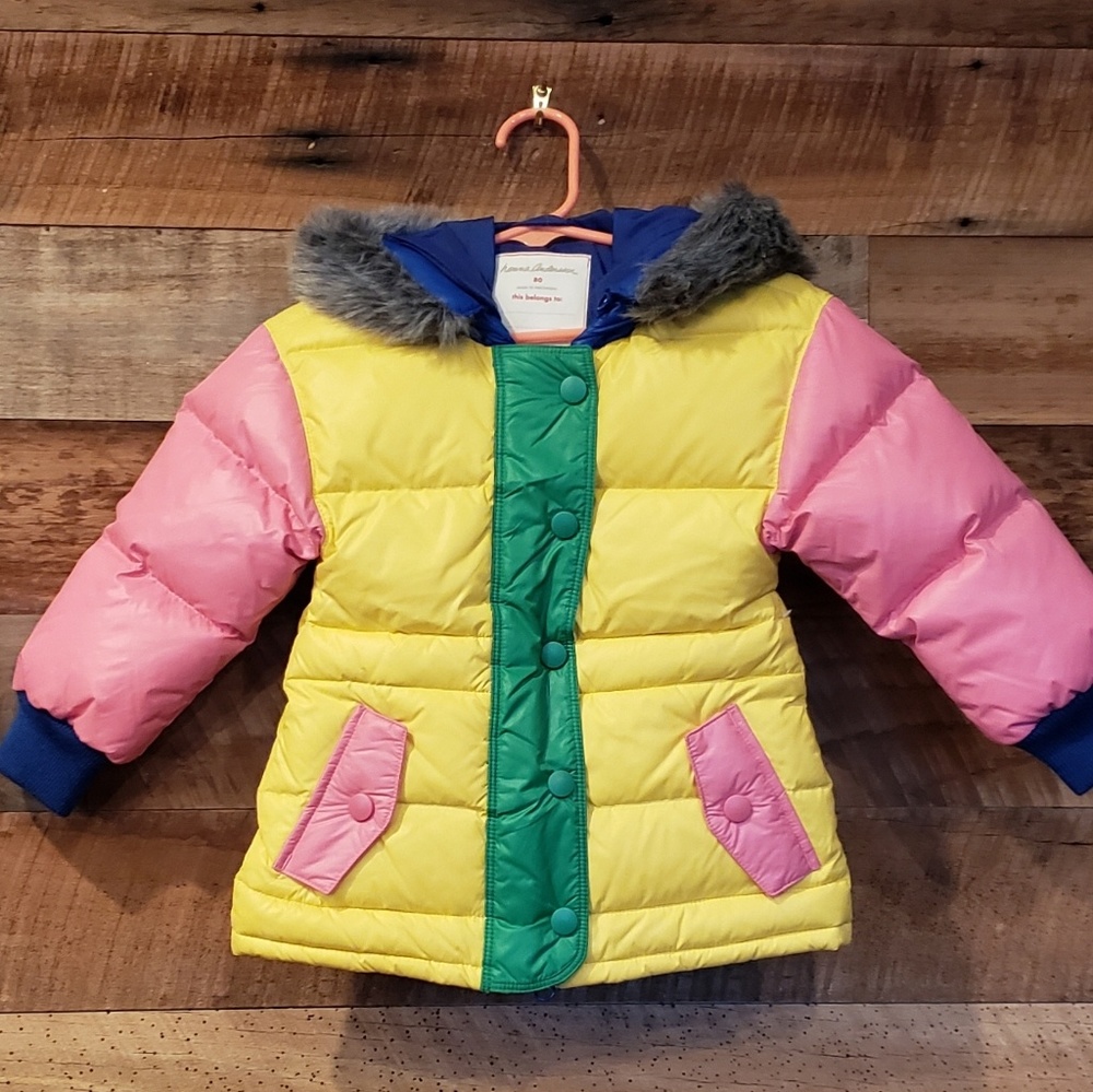 Rare, like new, DOWN Hanna Andersson toddler puff